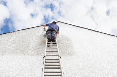 Peinture extérieure à la Roche-de-Glun — façades et ravalement